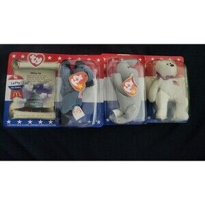 Ty Beanie Babies, Retro 2000, American Trio Collection